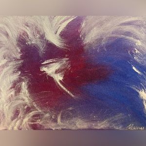 Original abstract oil painting ‘whirlwind’